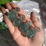 Green Fluorite Christmas Tree Carving Crystal Wholesale Free Shipping