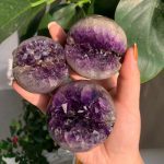 Druzy Amethyst Cluster Geode Sphere Ball Free Shipping