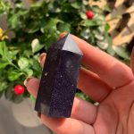 Blue Goldstone Tower Crystal Point Tower Wholesale Free Shipping