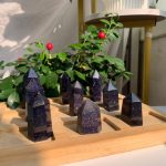 Blue Goldstone Tower Crystal Point Tower Wholesale Free Shipping