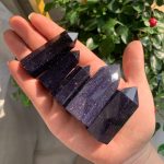 Blue Goldstone Tower Crystal Point Tower Wholesale Free Shipping