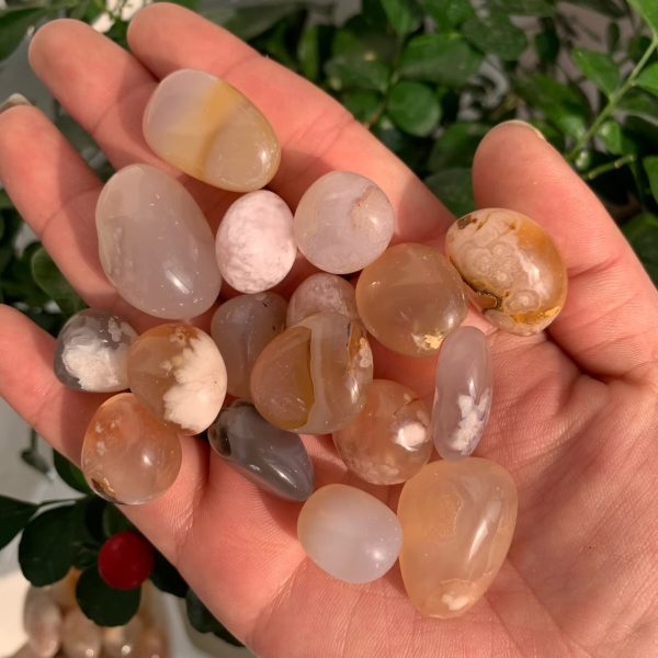 Flower Agate Gravel 15-20mm Crystal Tumbled Stone Wholesale Free Shipping