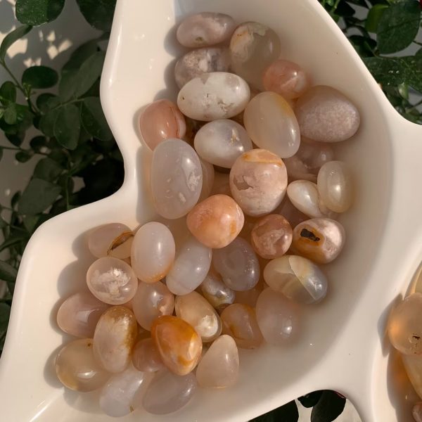 Flower Agate Gravel 15-20mm Crystal Tumbled Stone Wholesale Free Shipping