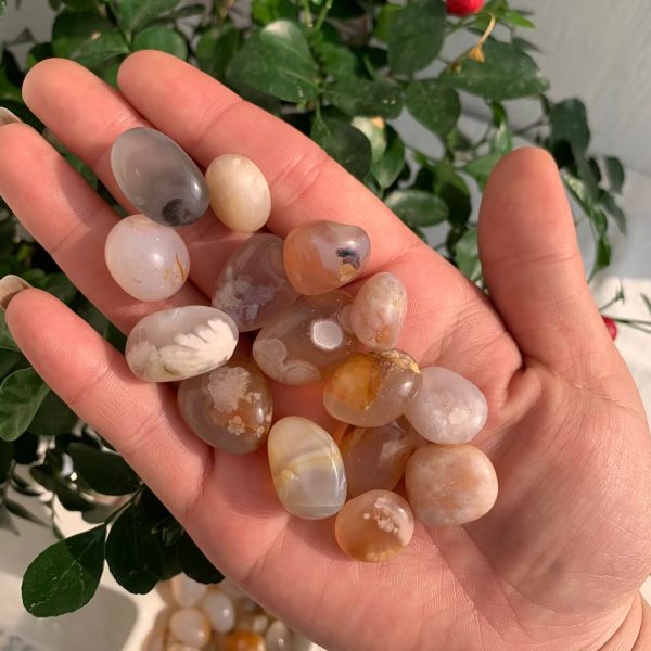 Flower Agate Gravel 15-20mm Crystal Tumbled Stone Wholesale Free Shipping