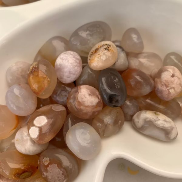 Flower Agate Gravel 15-20mm Crystal Tumbled Stone Wholesale Free Shipping