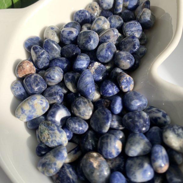 Sodalite Gravel Sodalite Small Tumbled Stone Wholesale Free Shipping