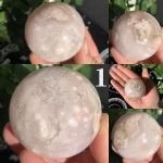 Flower Agate Sphere Ball Crystal Sphere Free Shipping