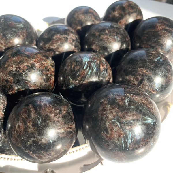 Arfvedsonite Sphere Ball Crystal Sphere Wholesale Free Shipping