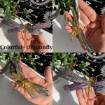 Aura Tourmaline Butterfly Aura Coated Tourmaline Dragon Free Shipping