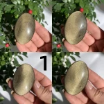 Gold Sheen Obsidian Palm Stone Crystal Palms Wholesale Free Shipping