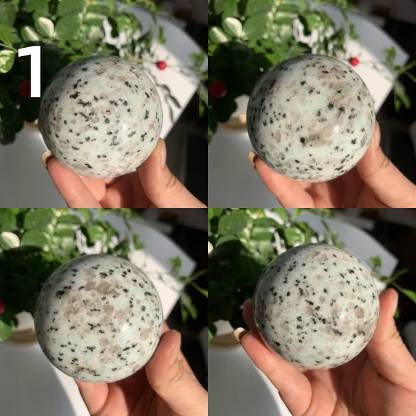 Kiwi Jasper Sphere Sesame Jasper Crystal Sphere Wholesale Free Shipping