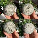 Kiwi Jasper Sphere Sesame Jasper Crystal Sphere Wholesale Free Shipping