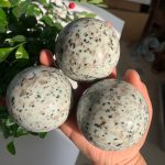 Kiwi Jasper Sphere Sesame Jasper Crystal Sphere Wholesale Free Shipping