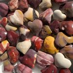 Mookaite Jasper Heart Crystal Heart Free Shipping