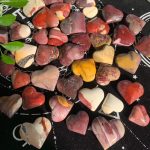 Mookaite Jasper Heart Crystal Heart Free Shipping