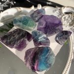 Raw Fluorite Rough Stone Free Shipping