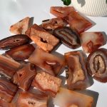 Red Agate Slab Carnelian Slice Freeform Free Shipping