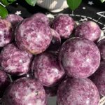 Purple Mica In Quartz Sphere Ball Lepidolite Wholesale Crystal Free Shipping