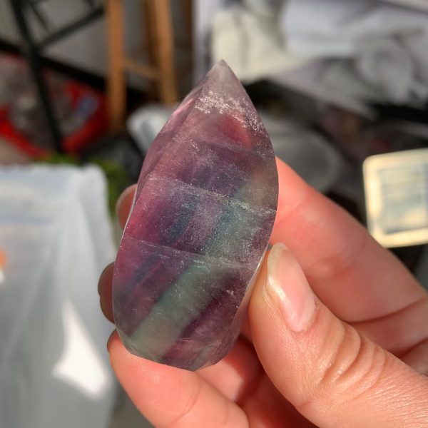 Candy Fluorite Flame Freeform Wholesale Crystal Free Shipping