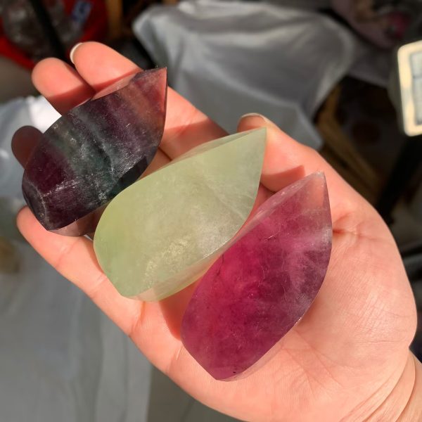 Candy Fluorite Flame Freeform Wholesale Crystal Free Shipping