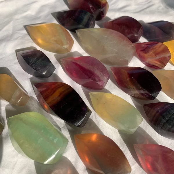 Candy Fluorite Flame Freeform Wholesale Crystal Free Shipping