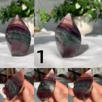 Candy Fluorite Flame Freeform Wholesale Crystal Free Shipping