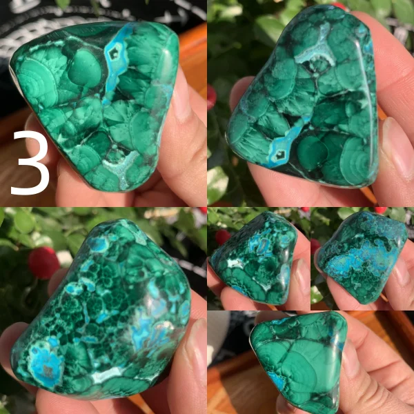 Malachite Polished Stone Free Shipping