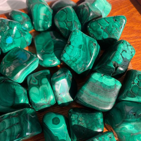 Malachite Polished Stone Free Shipping