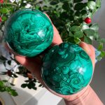 Green Malachite Sphere Ball Free Shipping