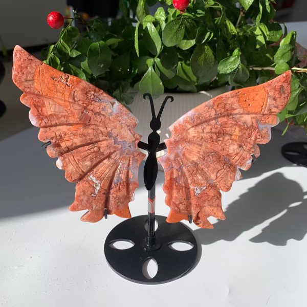 Crystal Butterfly Wings on Stand Free Shipping