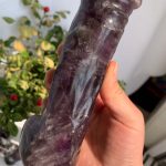 Amethyst Penis Crystal Dildo Self-Standing Free Shipping