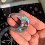 Titanium Aura Bismuth Carving Free Shipping