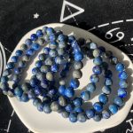 Lapis Lazuil Bracelet Round Beads Free Shipping