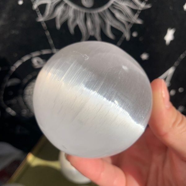 55-65mm Selenite Sphere Ball Free Shipping Crystal Wholesale