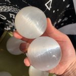 55-65mm Selenite Sphere Ball Free Shipping Crystal Wholesale