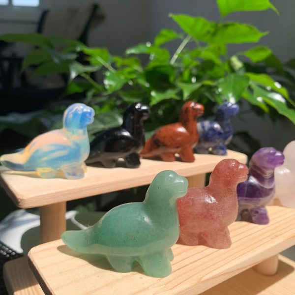 Crystal Dinosaur Carving Crystal 40mm Free Shipping