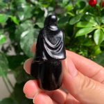 Obsidian Grim Reaper 50mm Crystal Reaper Sitting Free Shipping