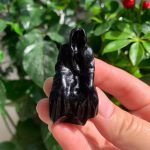 Obsidian Grim Reaper 50mm Crystal Reaper Sitting Free Shipping