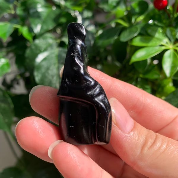 Obsidian Grim Reaper 50mm Crystal Reaper Sitting Free Shipping