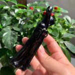 Crystal Reaper Carving Grim Reaper 105mm Free Shipping