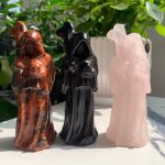 Crystal Reaper Carving Grim Reaper 105mm Free Shipping