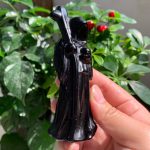 Crystal Reaper Carving Grim Reaper 105mm Free Shipping