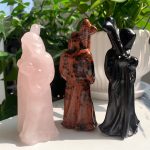 Crystal Reaper Carving Grim Reaper 105mm Free Shipping