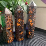 Big Yooperlite Tower UV Reactive Crystal Point Free Shipping