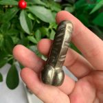 Pyrite Penis Carving Crystal Dildo Free Shipping