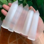 Selenite Tower Crystal Point Free Shipping