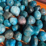 Blue Apatite Tumbled Stone 20-30mm Crystal Free Shipping