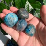 Blue Apatite Tumbled Stone 20-30mm Crystal Free Shipping