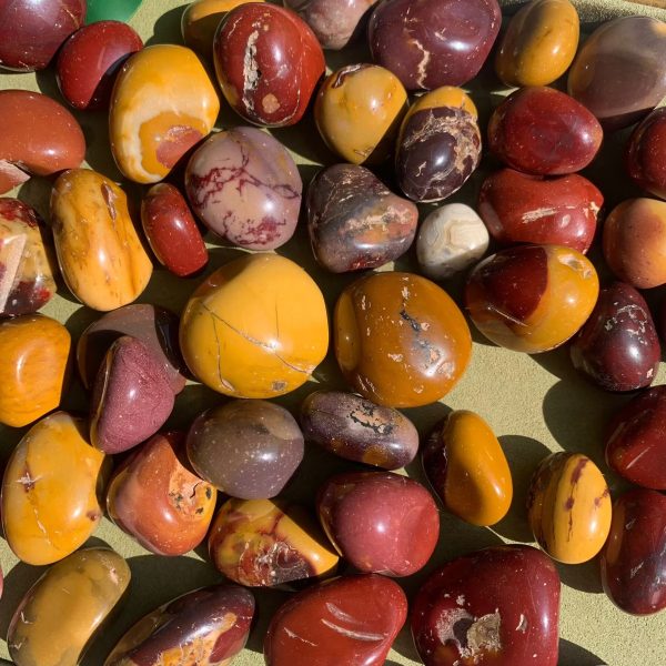 Mookaite Jasper Tumbled Stone 20-40mm Crystal Free Shipping